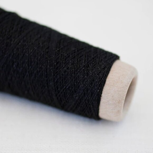 Habu Textiles A-20 Silk Stainless Steel Yarn NEW Color 2 Black Lace Weight DIY - Picture 3 of 3